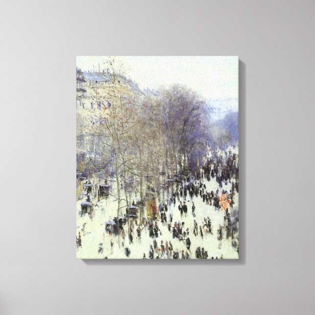 Boulevard de Capucines Wrapped Canvas (Front)