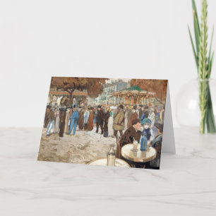 Boulevard de Clichy   Louis Abel-Truchet Card