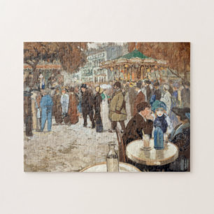Boulevard de Clichy Louis Abel-Truchet Jigsaw Puzzle