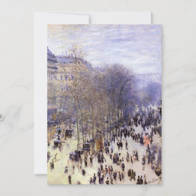Boulevard des Capucines by Claude Monet, Fine Art (Front)
