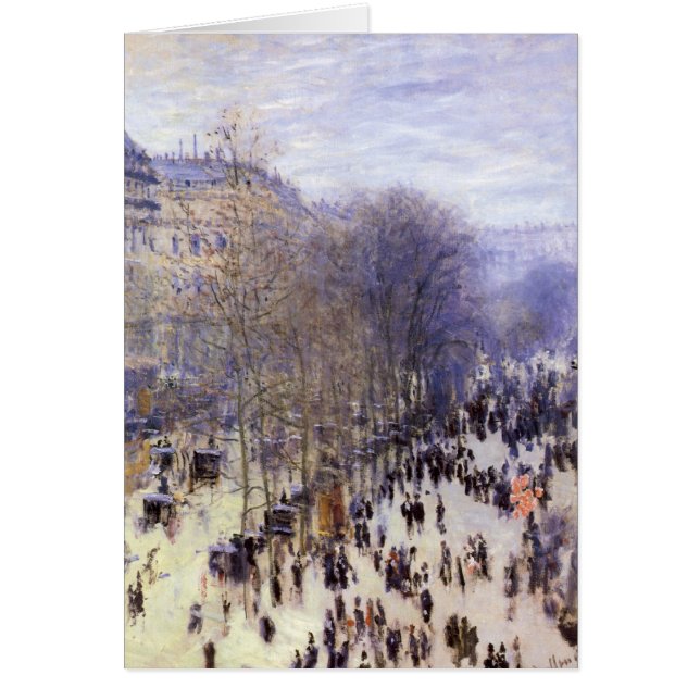Boulevard des Capucines by Claude Monet, Fine Art (Front)