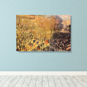 Boulevard des Capucines by Claude Monet, Fine Art Canvas Print