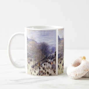Boulevard des Capucines by Claude Monet, Fine Art Coffee Mug