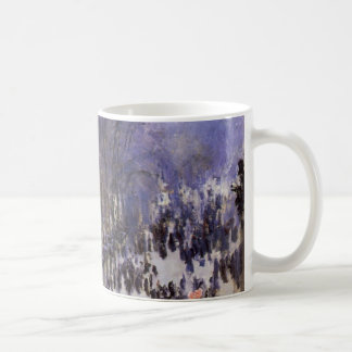 Boulevard des Capucines by Claude Monet, Fine Art Coffee Mug