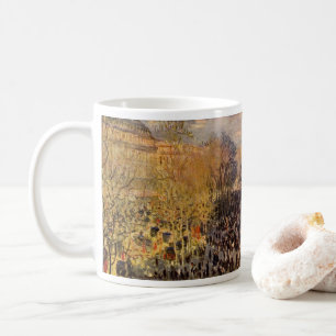 Boulevard des Capucines by Claude Monet, Fine Art Coffee Mug