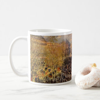 Boulevard des Capucines by Claude Monet, Fine Art Coffee Mug