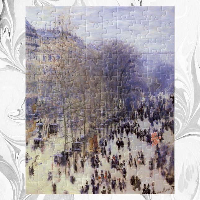 Boulevard des Capucines by Claude Monet, Fine Art Jigsaw Puzzle (Creator Uploaded)