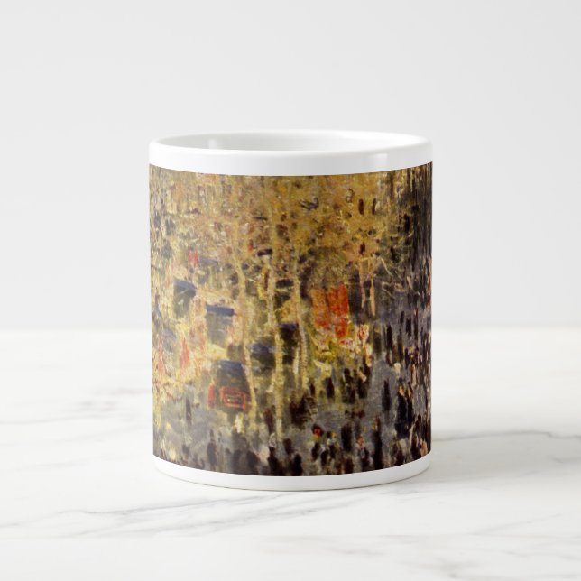 Boulevard des Capucines by Claude Monet, Fine Art Large Coffee Mug (Front)