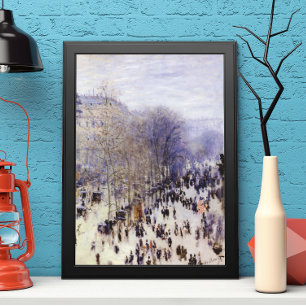 Boulevard des Capucines by Claude Monet, Fine Art Poster