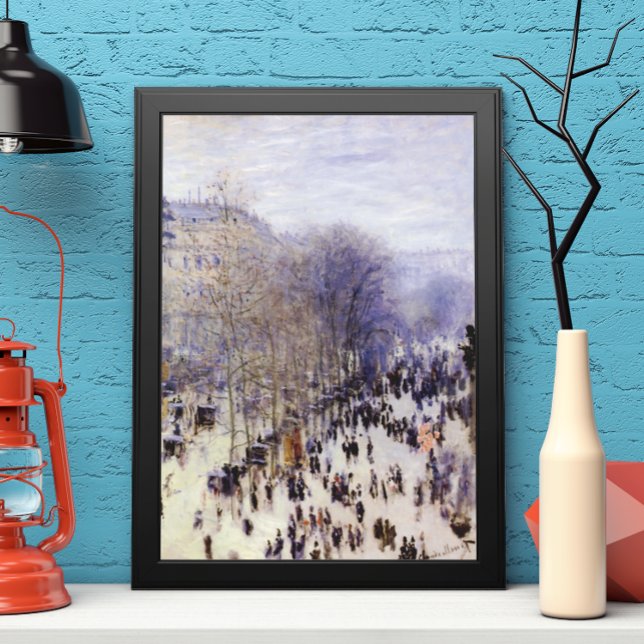 Boulevard des Capucines by Claude Monet, Fine Art Poster (Creator Uploaded)