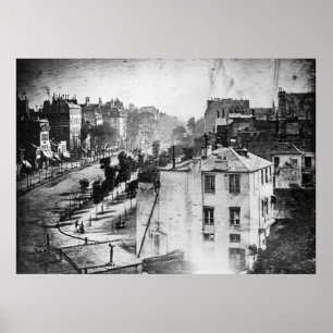 Boulevard du Temple First Photograph Living Person Poster