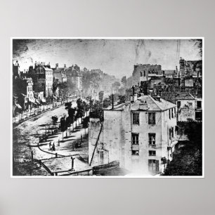 Boulevard du Temple Paris France 1838 Poster