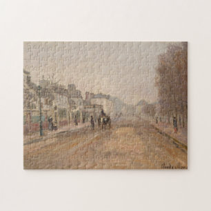 Boulevard Heloise in Argenteuil Monet Fine Art Jigsaw Puzzle