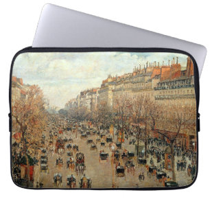 Boulevard Montmartre-Eremitage Camille Pissarro   Laptop Sleeve