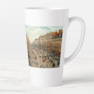 Boulevard Montmartre-Eremitage Camille Pissarro Latte Mug