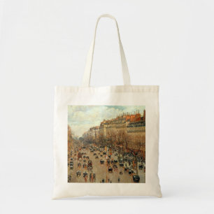 Boulevard Montmartre-Eremitage Camille Pissarro Tote Bag