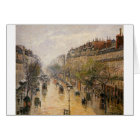 Boulevard Montmartre Spring Rain Camille Pissarro
