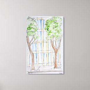 Boulevard Montparnasse Paris, France Canvas Print