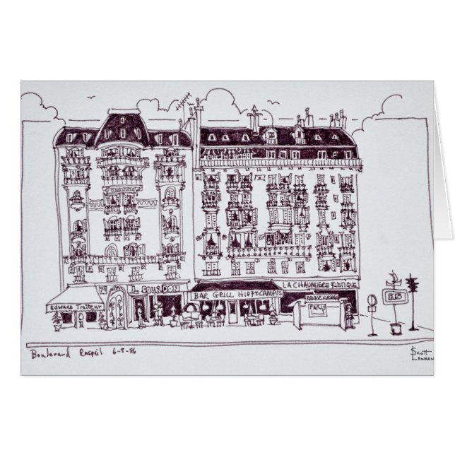 Boulevard Raspail, Paris, France (Front Horizontal)
