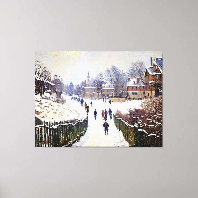 Boulevard Saint-Denis Canvas Print (Front)