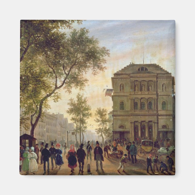 Boulevard Saint-Martin and the Theatre de Magnet (Front)