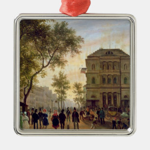 Boulevard Saint-Martin and the Theatre de Metal Tree Decoration