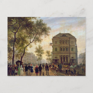 Boulevard Saint-Martin and the Theatre de Postcard