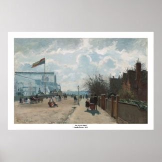 Boulevarde Montmartre at Night  ~ Camille Pissarro Poster