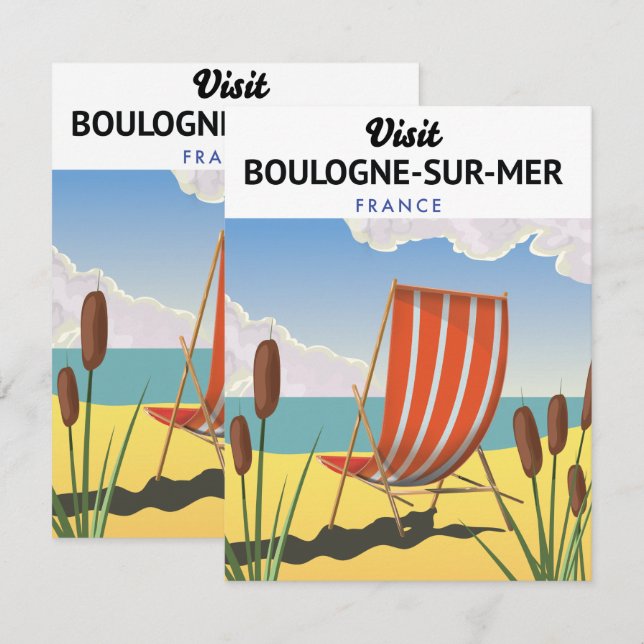 Boulogne-sur-Mer france travel poster (Front/Back)