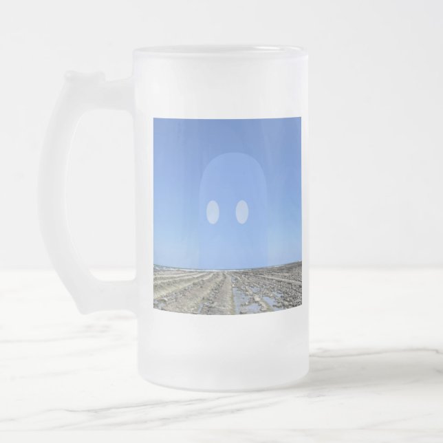 bouman148 giant＃1 frosted glass beer mug (Left)