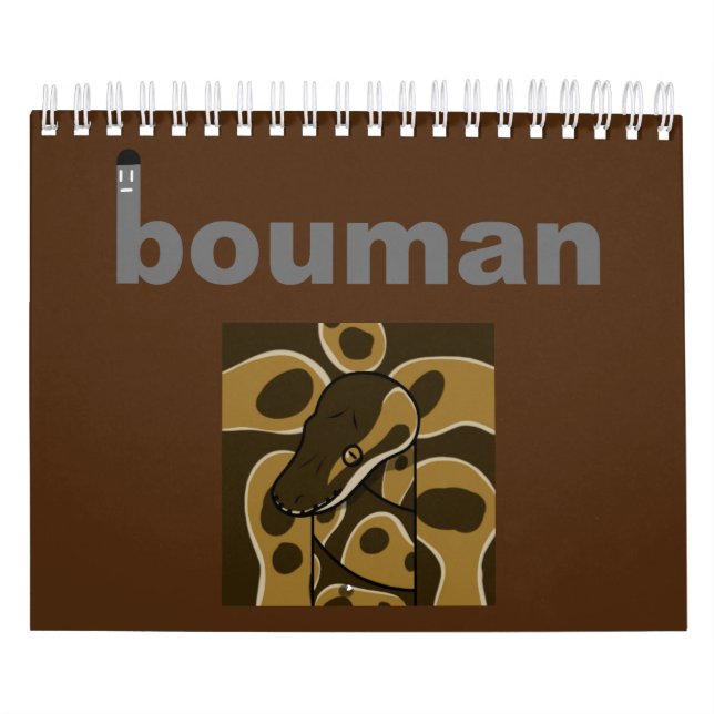 bouman ball python series calendar (Cover)