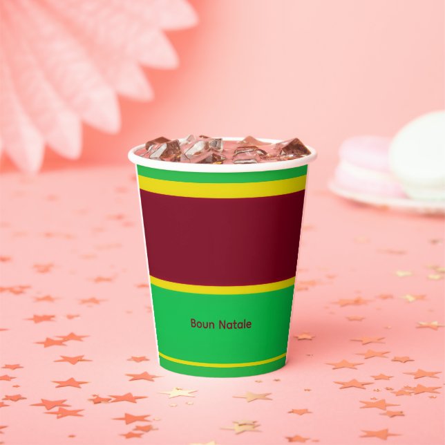 Boun Natale Paper cups (Insitu)