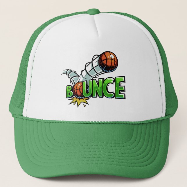 BOUNCE Basketball trucker hats (Front)