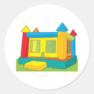 Bounce Castle Classic Round Sticker