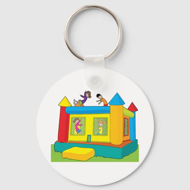Bounce Castle Kids Key Ring (Front)