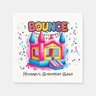 Bounce House Birthday Bash Napkin
