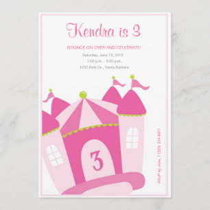 Bounce House Birthday Invitation