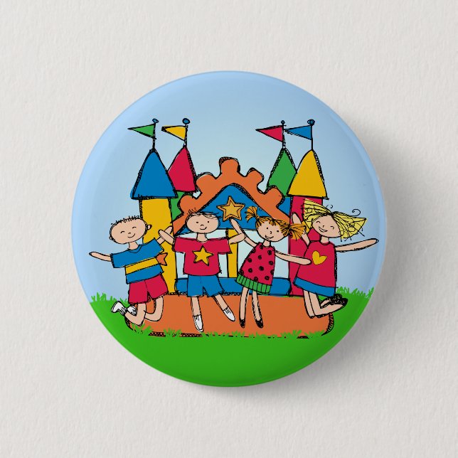 Bounce House Button (Front)