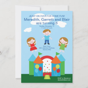 Bounce House Invitation