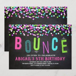 Bounce House Invitation, Bounce House Party Invitation
