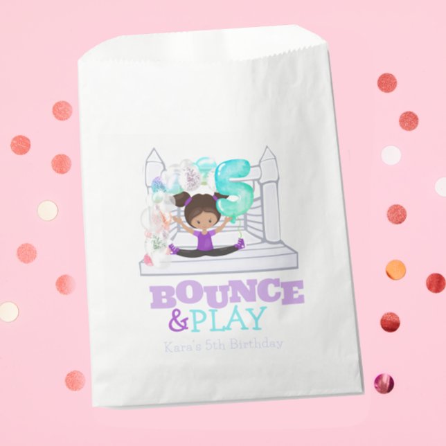 Bounce House Jump Play Fifth Birthday  Favour Bags (Creator Uploaded)