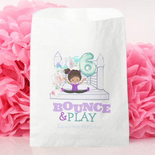 Bounce House Jump Sixth Birthday Favour Bags