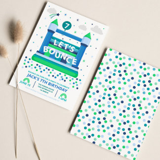 Bounce House Party Invitation