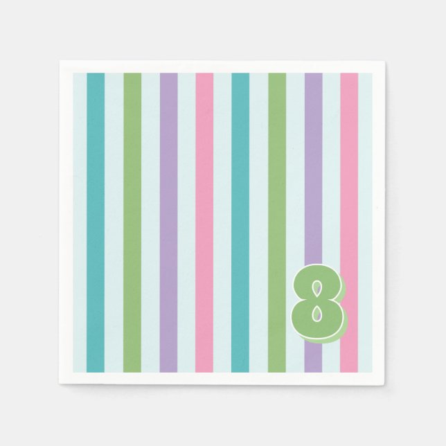 Bounce House Party Napkin (Front)