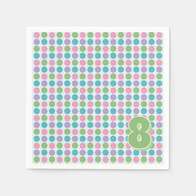 Bounce House Party Napkin (Front)