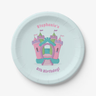 Bounce House Party Paper Plate