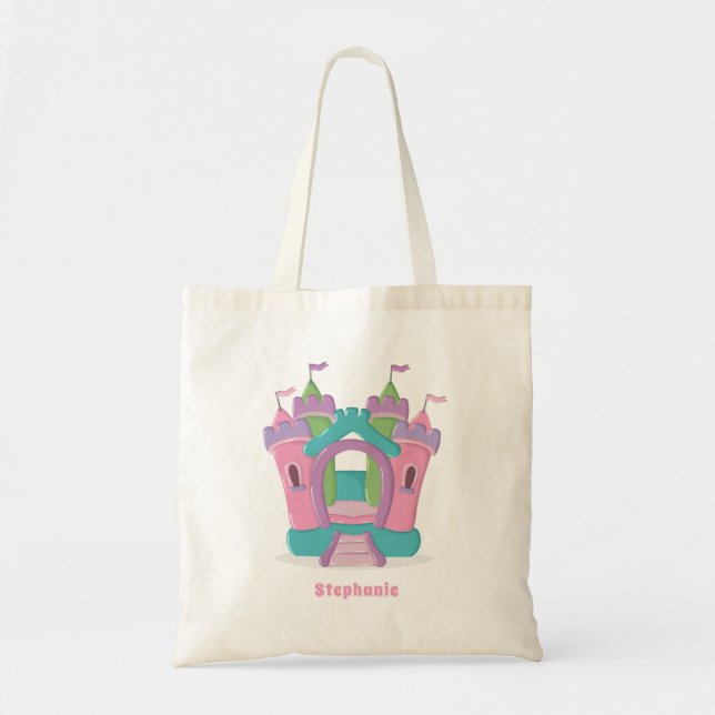 Bounce House Party Tote Bag (Front)