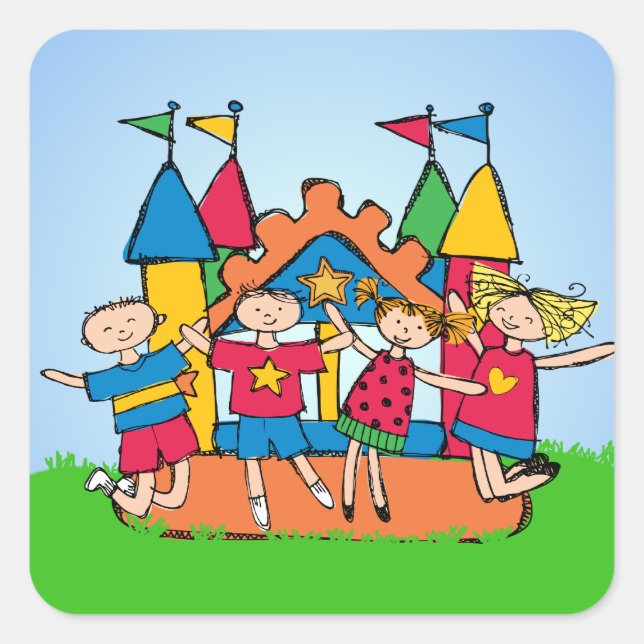 Bounce House Stickers (Front)