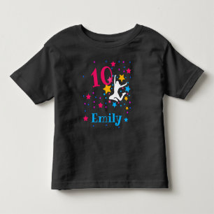Bounce Jump Trampoline Birthday Girl Party T-Shir Toddler T-Shirt