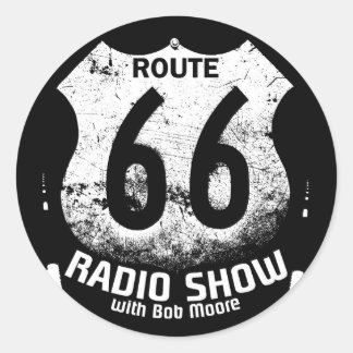 Bounce Radio Route 66 Round Sticker